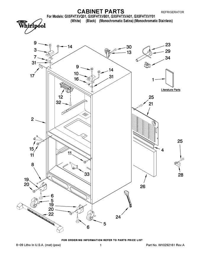 Diagram for GX5FHTXVY01