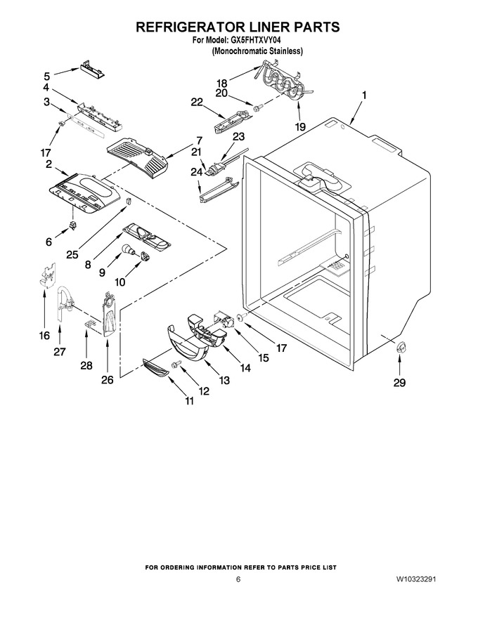 Diagram for GX5FHTXVY04