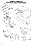 Diagram for 02 - Freezer Liner Parts