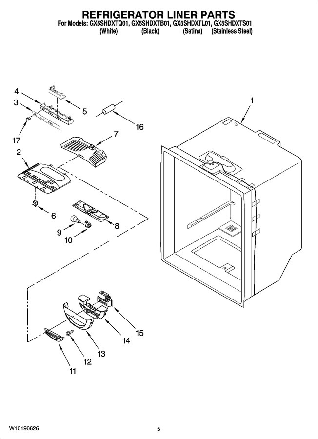 Diagram for GX5SHDXTL01