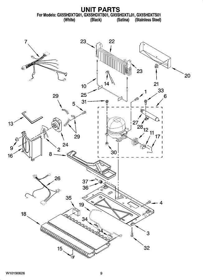Diagram for GX5SHDXTB01
