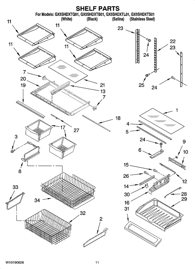 Diagram for GX5SHDXTL01