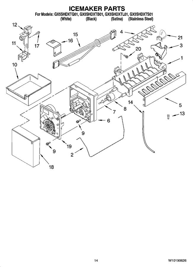 Diagram for GX5SHDXTS01
