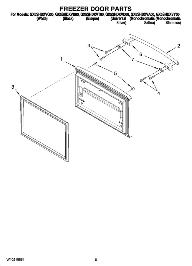 Diagram for GX5SHDXVA00