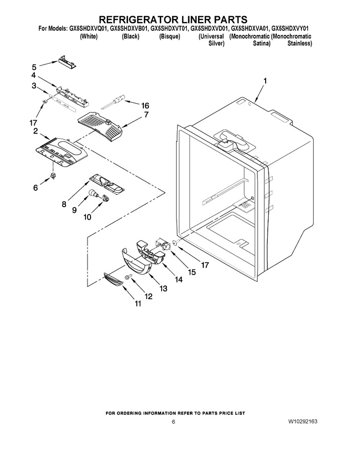 Diagram for GX5SHDXVB01