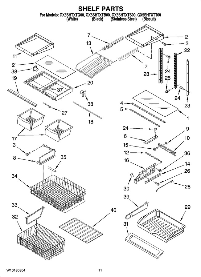 Diagram for GX5SHTXTT00