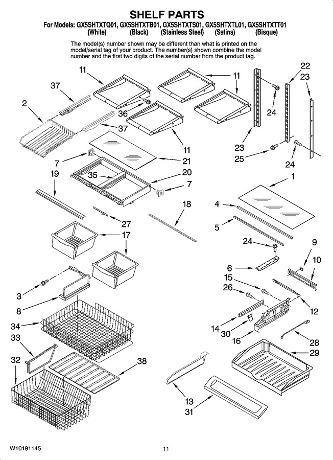 Diagram for GX5SHTXTL01