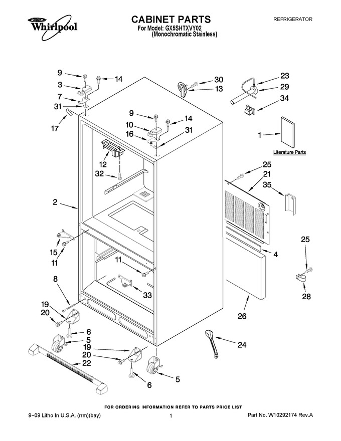 Diagram for GX5SHTXVY02