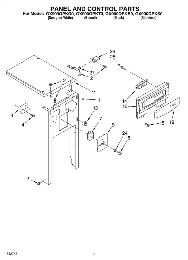 Diagram for GX900QPKB0