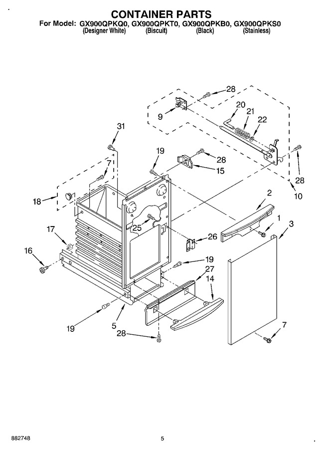 Diagram for GX900QPKB0