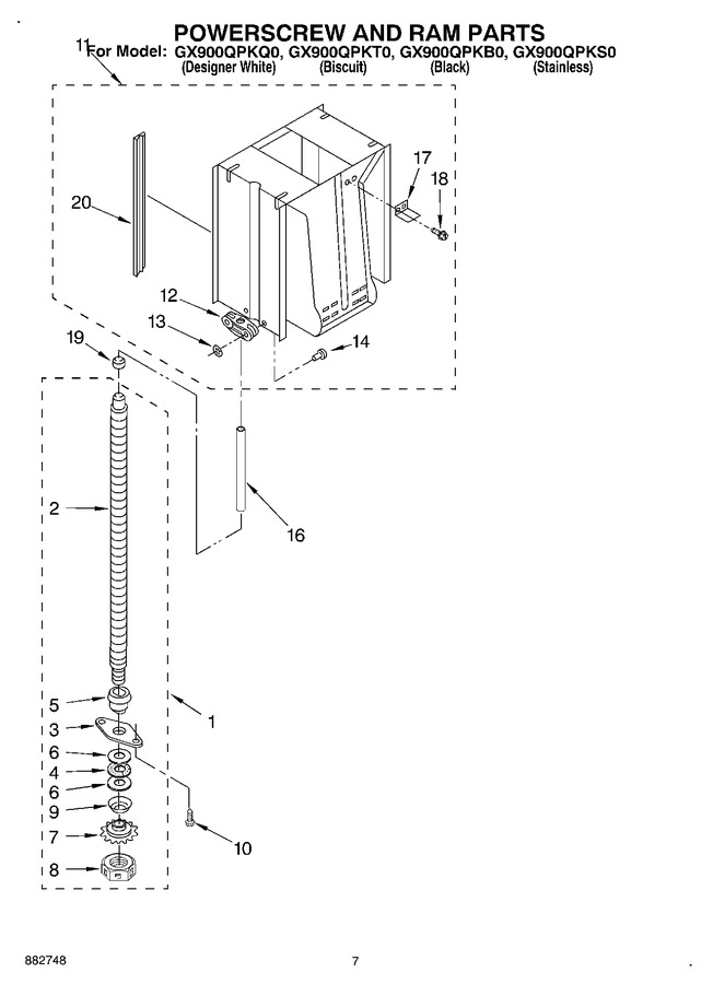 Diagram for GX900QPKB0