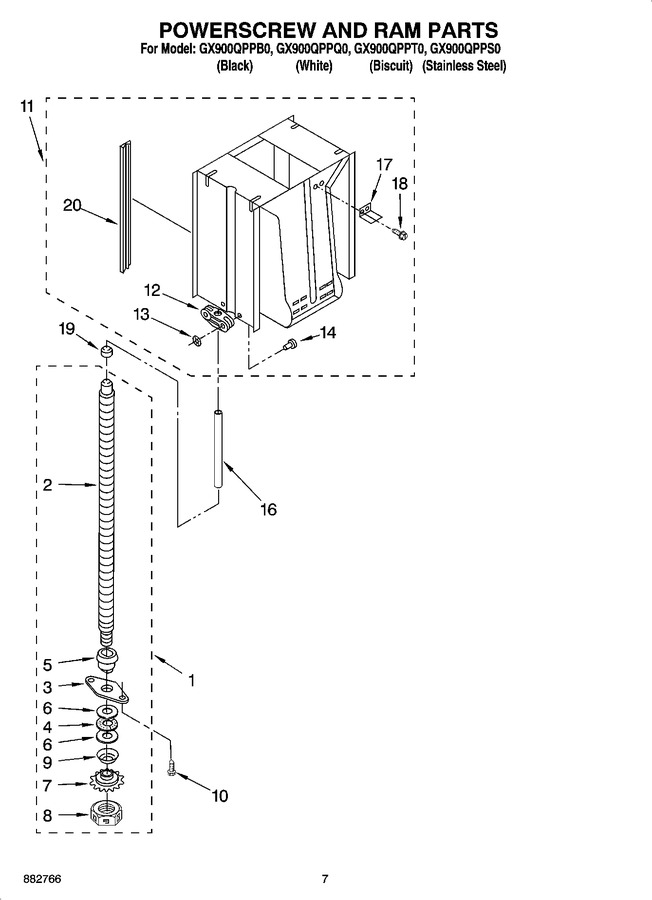 Diagram for GX900QPPQ0