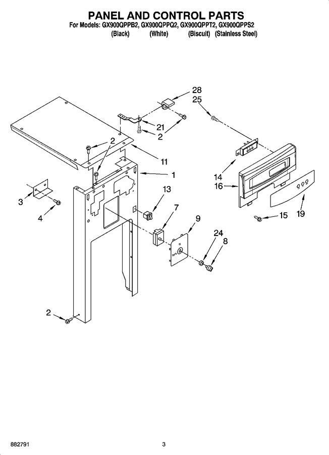 Diagram for GX900QPPQ2