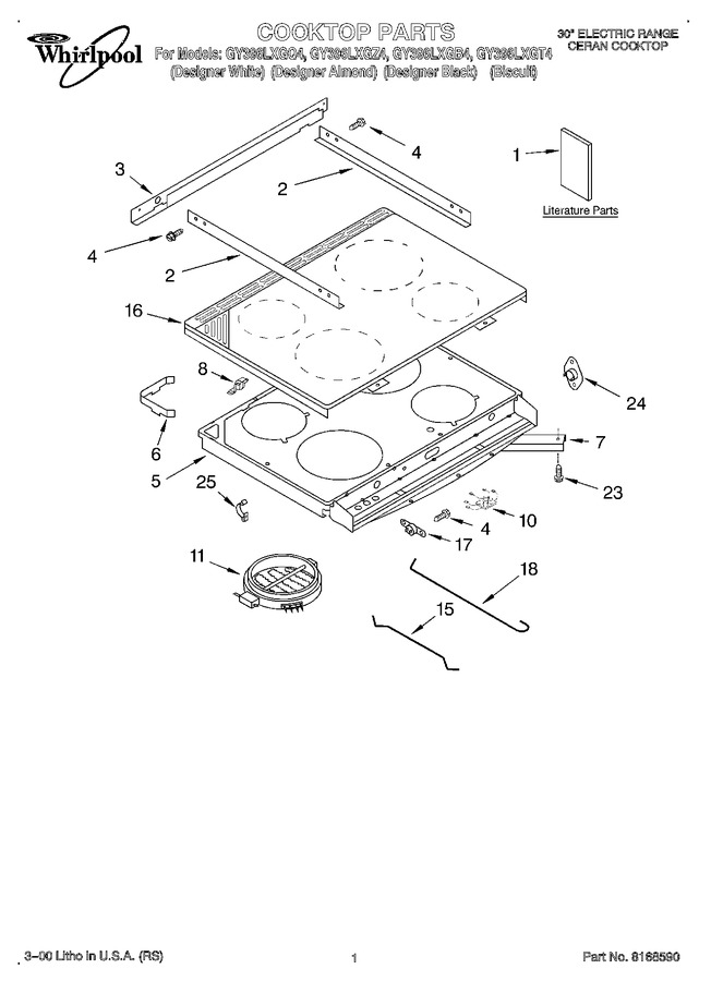 Diagram for GY396LXGZ4