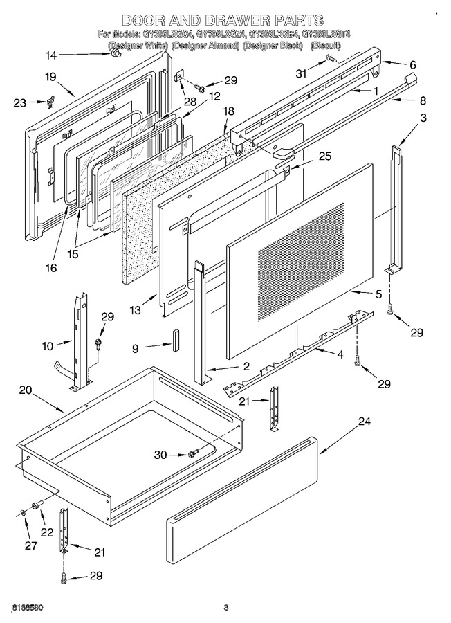 Diagram for GY396LXGZ4