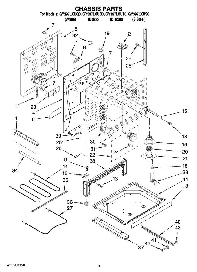 Diagram for GY397LXUT0