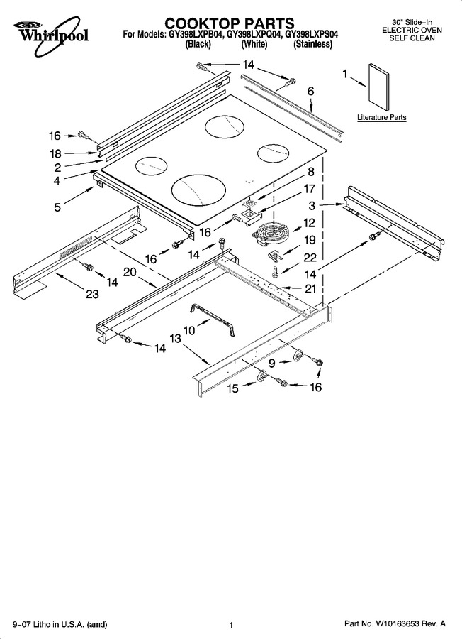 Diagram for GY398LXPQ04