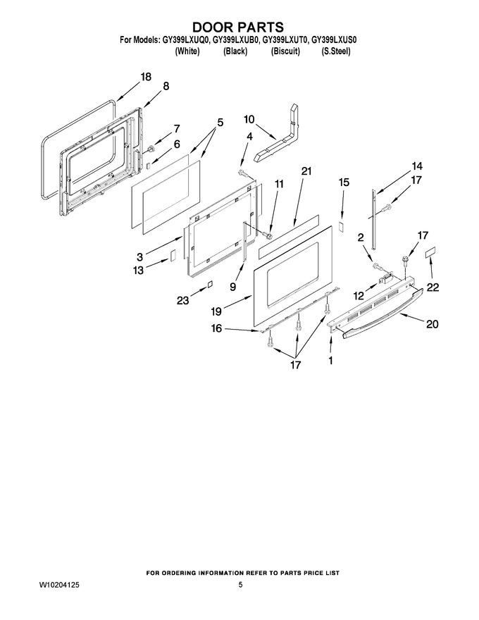 Diagram for GY399LXUQ0