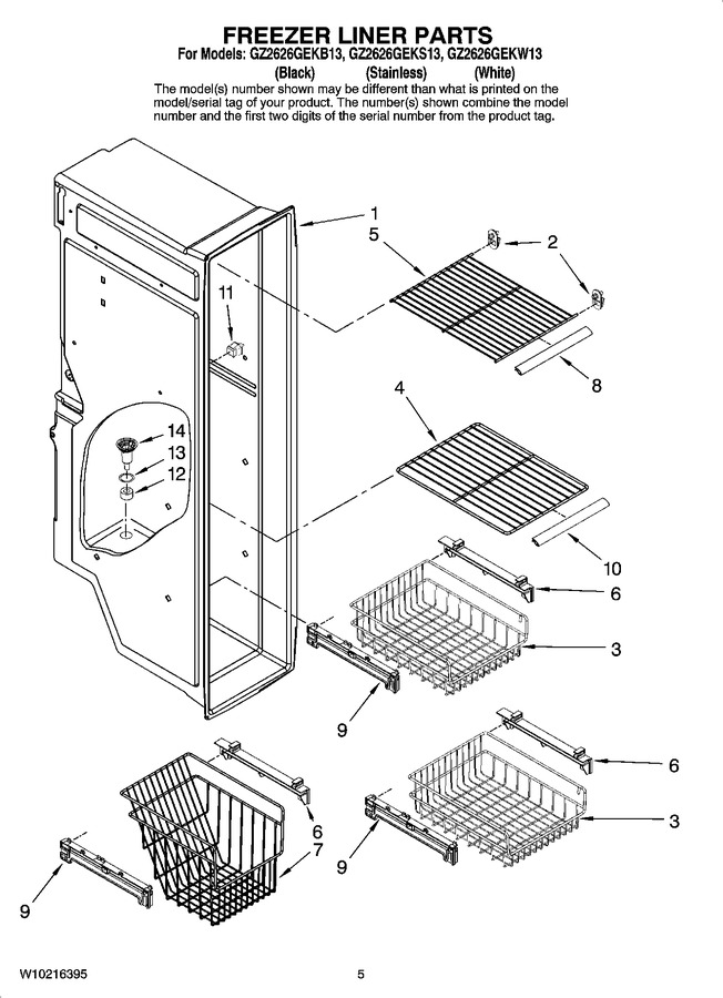 Diagram for GZ2626GEKW13