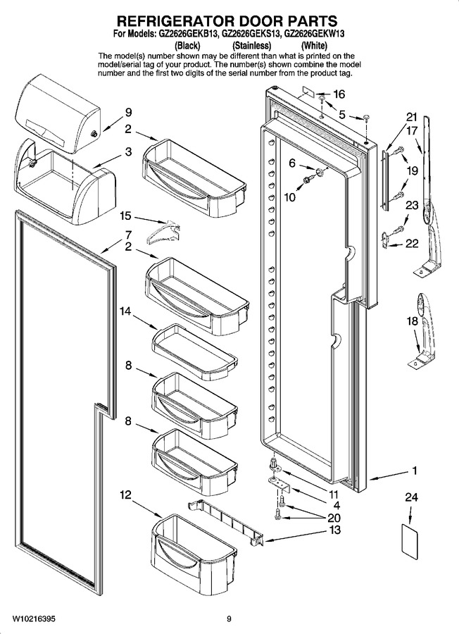 Diagram for GZ2626GEKW13