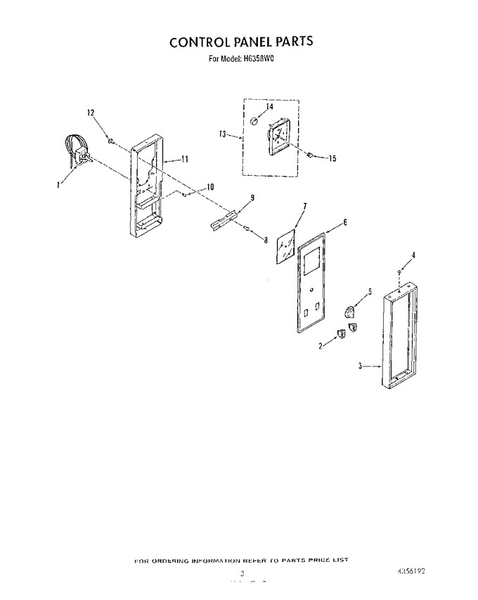 Diagram for H6358W0