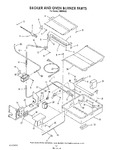Diagram for 10 - Broiler And Oven Burner