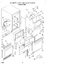 Diagram for 02 - Cabinet Liner And Door