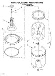 Diagram for 03 - Agitator, Basket And Tub Parts