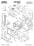 Diagram for 01 - Oven Parts