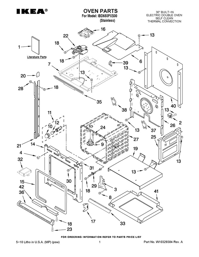 Diagram for IBD650PXS00