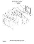 Diagram for 02 - Oven Door Parts