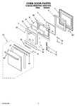 Diagram for 02 - Oven Door Parts