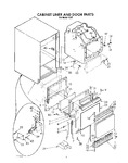 Diagram for 02 - Cabinet Liner And Door