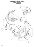 Diagram for 08 - Dispenser Front Parts