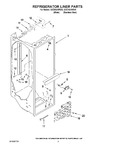 Diagram for 02 - Refrigerator Liner Parts