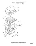 Diagram for 03 - Refrigerator Shelf Parts