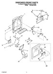 Diagram for 08 - Dispenser Front Parts