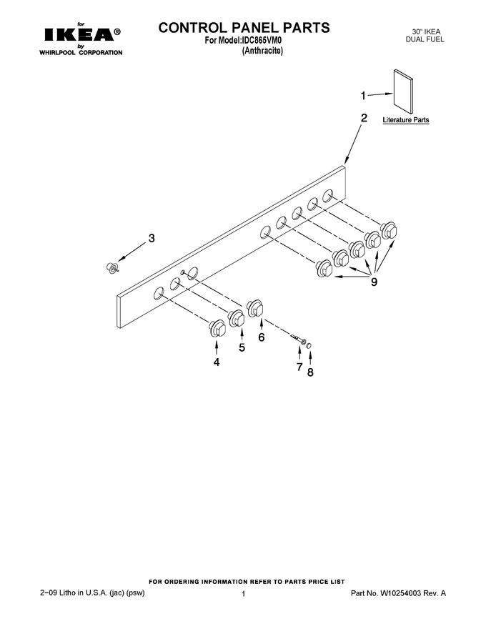 Diagram for IDC865VM0