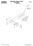 Diagram for 01 - Control Panel Parts