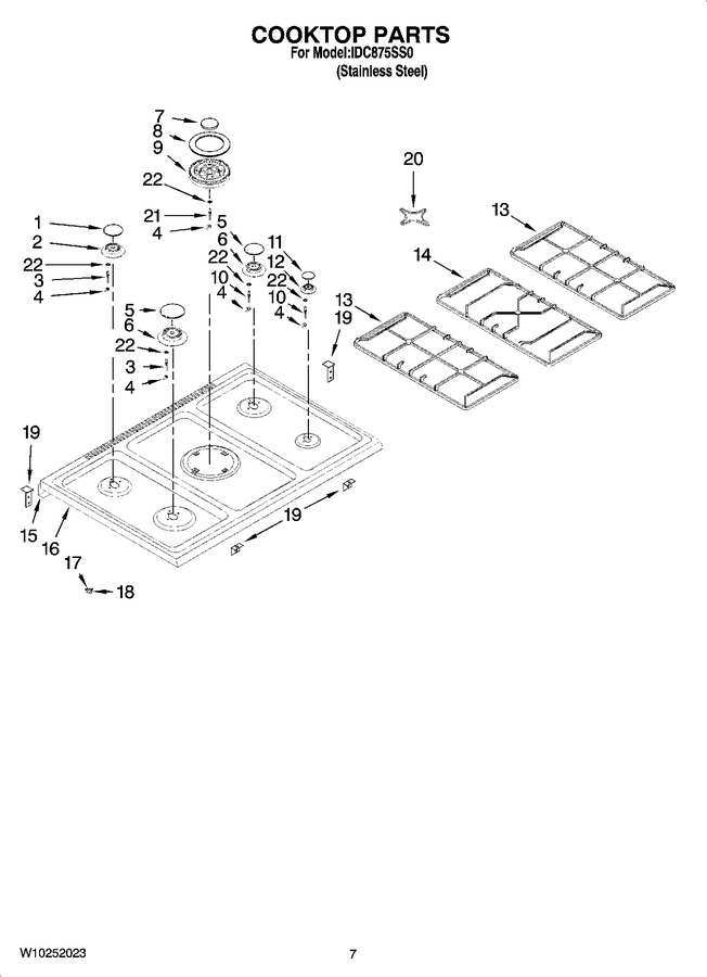 Diagram for IDC875SS0