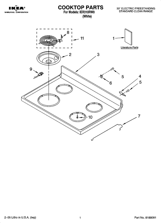 Diagram for IER310RW0