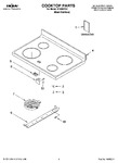 Diagram for 01 - Cooktop Parts