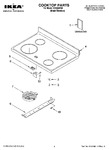Diagram for 01 - Cooktop Parts