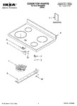 Diagram for 01 - Cooktop Parts