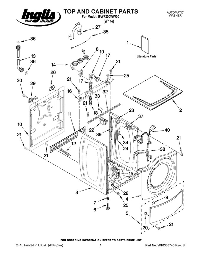 Diagram for IFW7300WW00