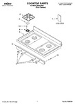 Diagram for 01 - Cooktop Parts