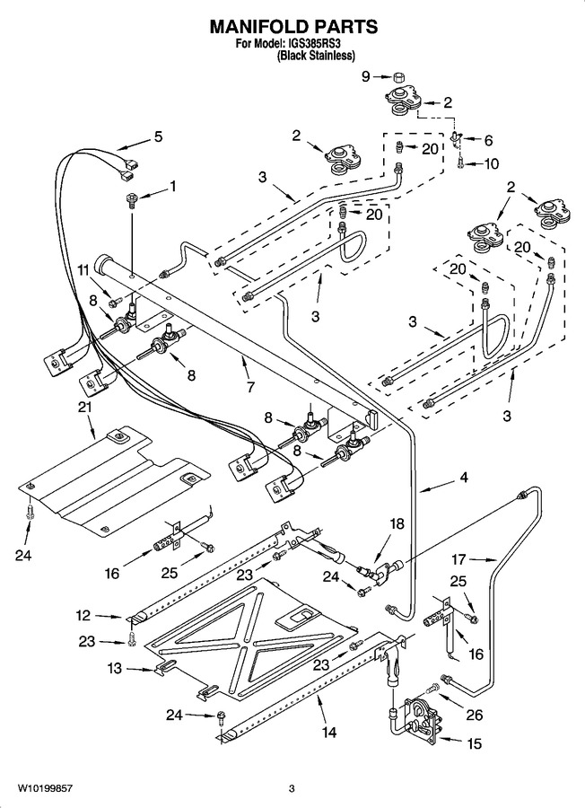 Diagram for IGS385RS3