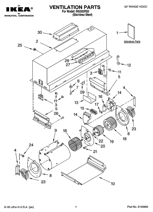Diagram for IH5302RS0