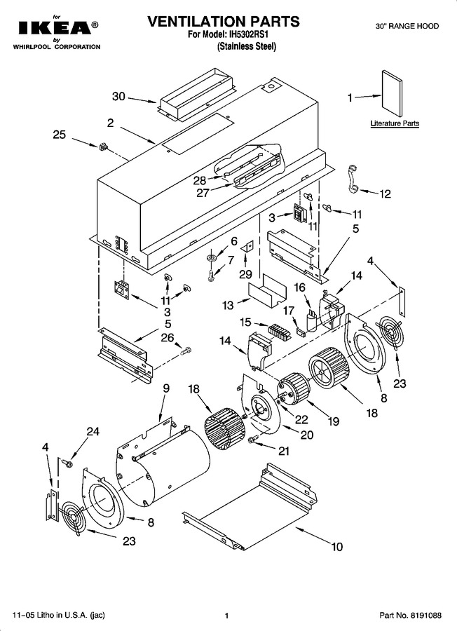 Diagram for IH5302RS1