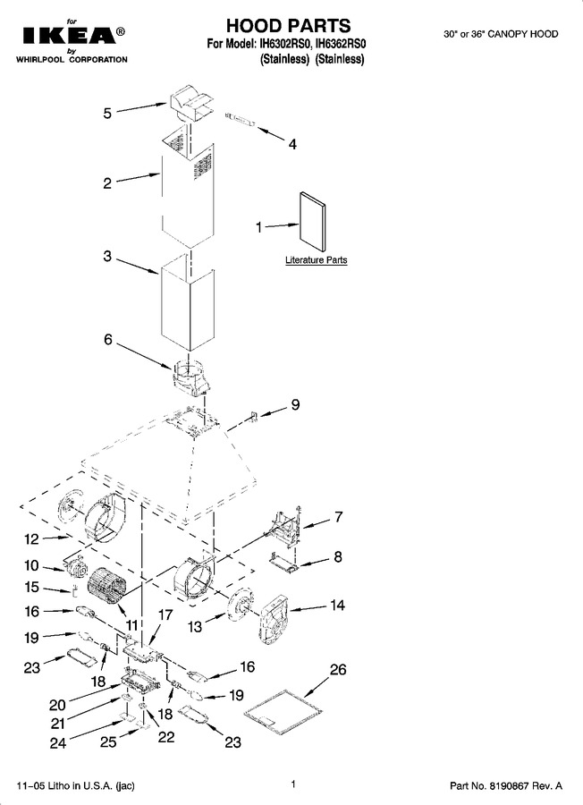 Diagram for IH6362RS0